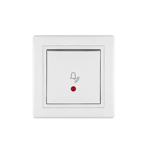 Taster za zvono sa indikacijom 10A 250V beli