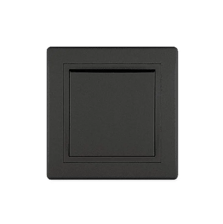 Sklopka jednopolna 10A 250V crna soft