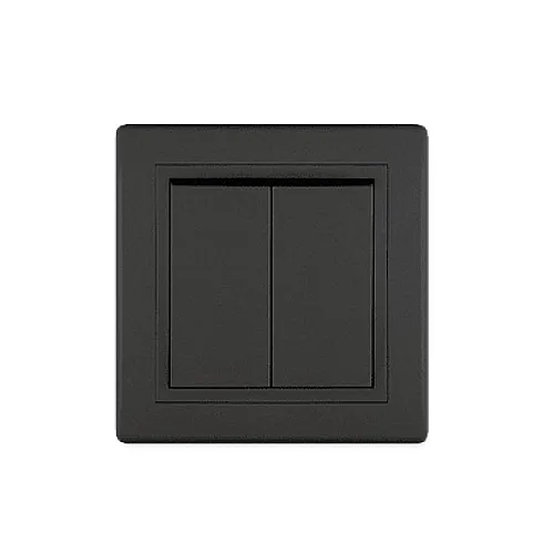 Sklopka serijska 10A 250V crna soft