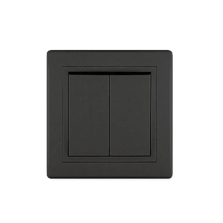 Sklopka serijska 10A 250V crna soft