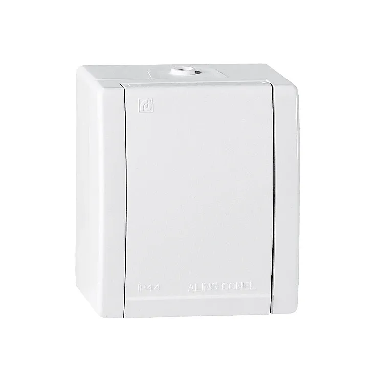Dvopolna utičnica bela 16A 250V IP44 ALC2411.00