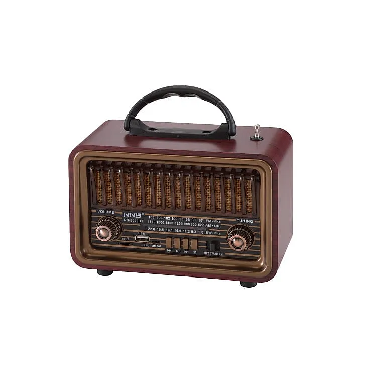 Prenosni retro Bluetooth radio 8069BT/B NS-8069BT/B