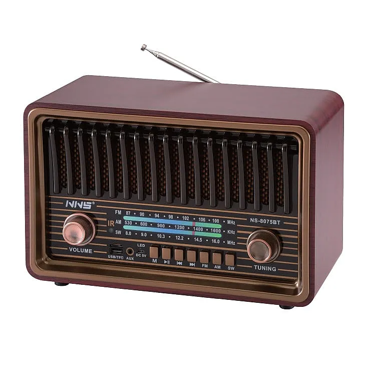 Retro RGB Bluetooth radio 8075BT/B NS-8075BT/B