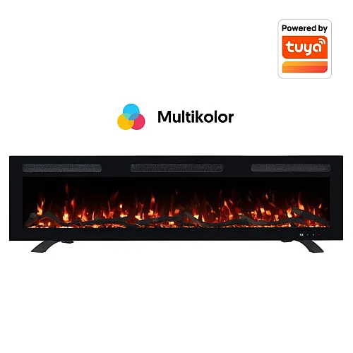 Prosto smart el. 60" 3u1 multikolor s. kamin 1800W EK60G15/WF