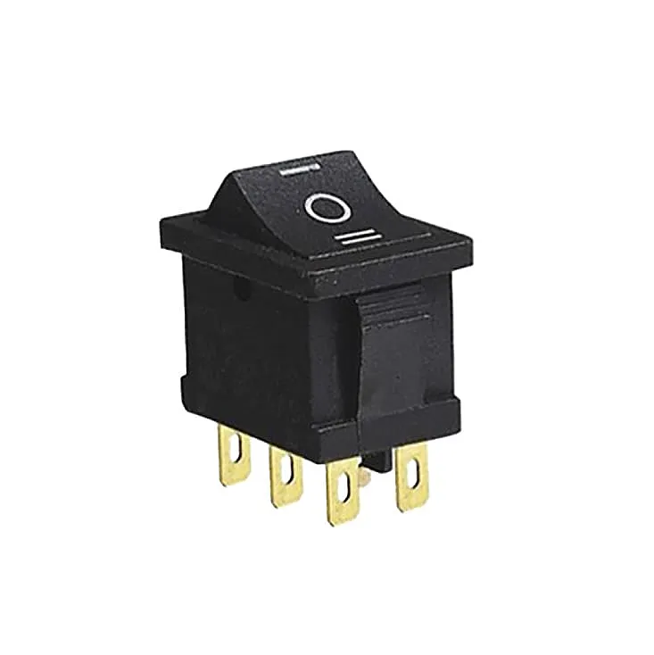 Crni prekidač 19x13mm 3pola/6pinova PREKplas-CR36