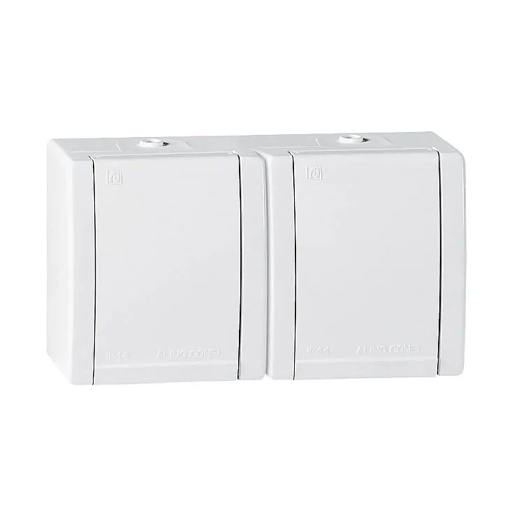 Dvopolna utičnica dvostruka 16A 250V IP44 ALC2412.00