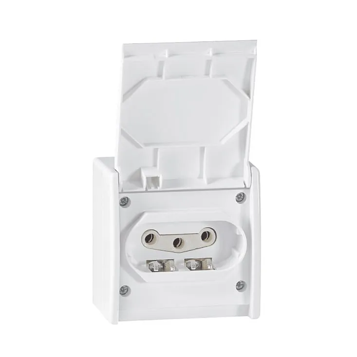 Tropolna utičnica bela IP44 PVC 16A 440V ALC2431.00