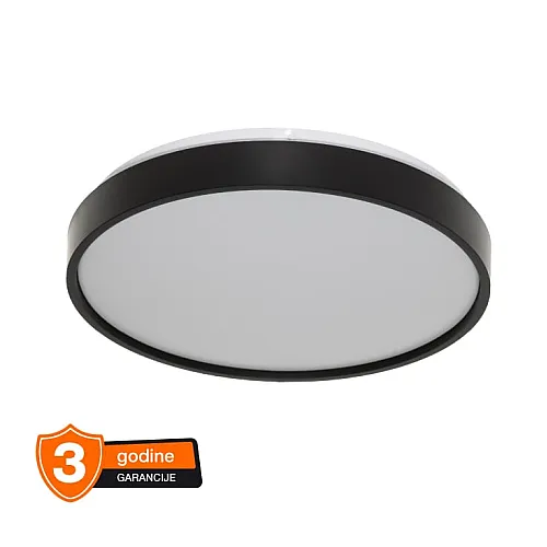 Osram LUXO crna LED plafonjera 18W 6500K IP20 4099854651007E