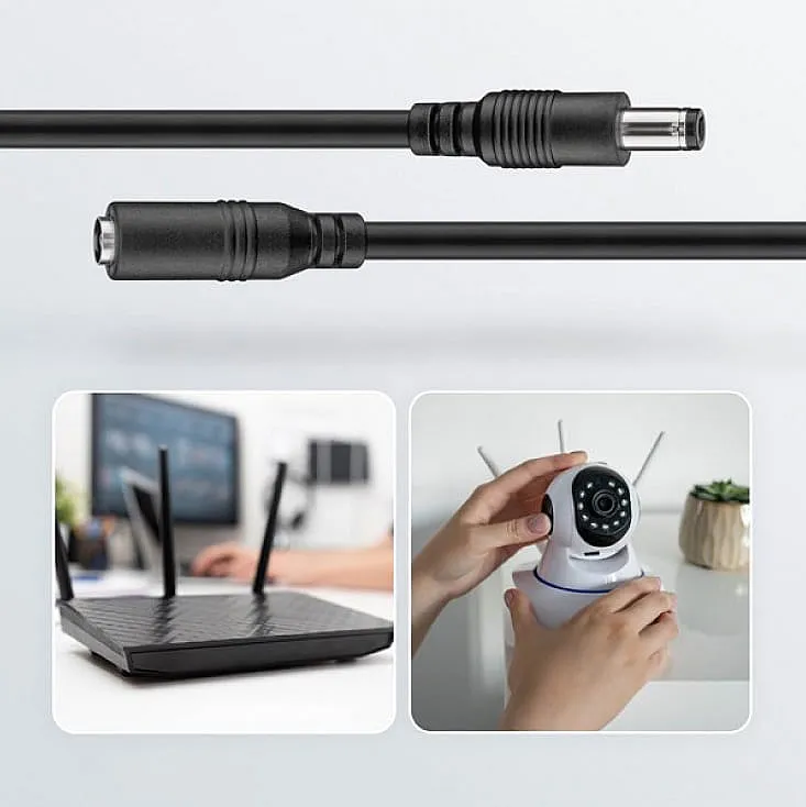 Kabel produžni DC-DC 5.5x2.5mm 1.5m