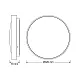 Osram LED plafonjera 18W 4000K IP20 bela