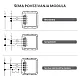 Wi-Fi smart dimer-modul, 150W WFM-DM01