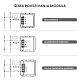 Wi-Fi smart prekidač-modul bez N provodnika, 100W WFM-SW01