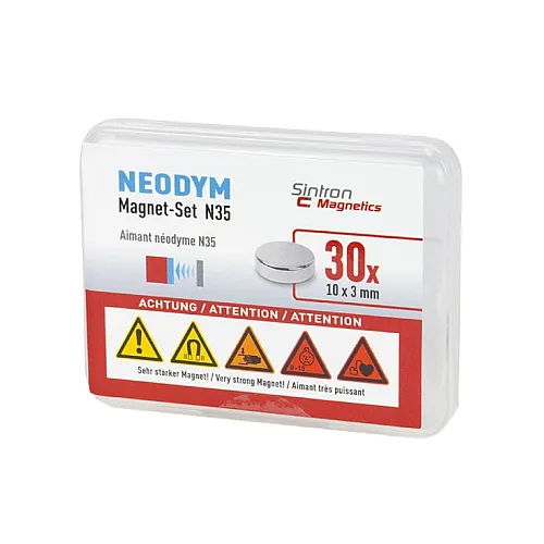 Neodijumski magnet N35 10x3mm 30 kom. BN208059