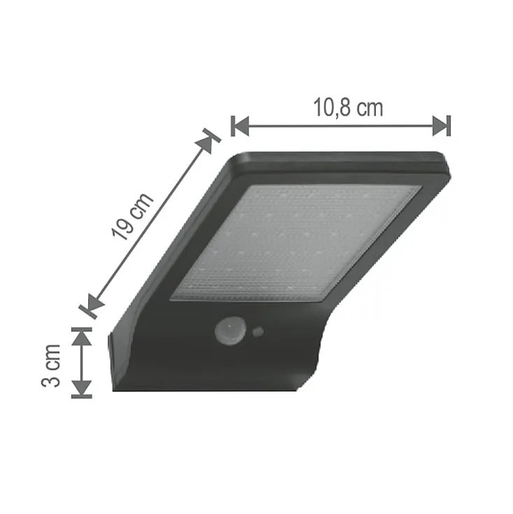 Solarni LED reflektor sa senz. 2.16W 10000K 300lm FLP300SOLAR