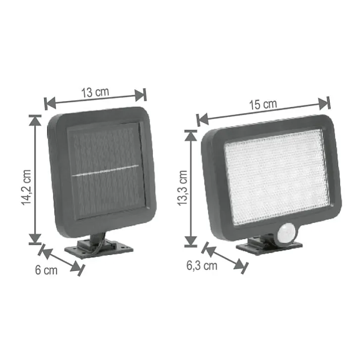 Solarni LED reflektor sa senz. 3.36W 10000K 250lm FLP250SOLAR