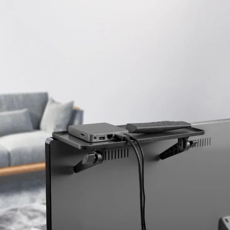 Polica-držač na TV-u 30x12cm, 6kg STBH-02