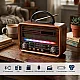 Prenosni retro RGB Bluetooth radio 7068BT/B NS-7068BT/B