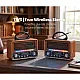 Prenosni retro RGB Bluetooth radio 7068BT/B NS-7068BT/B