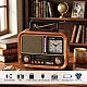 Prenosni retro RGB Bluetooth radio + sat 7778BT NS-7778BT