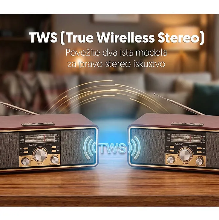 Retro Bluetooth radio 6681BT NS-6681BT