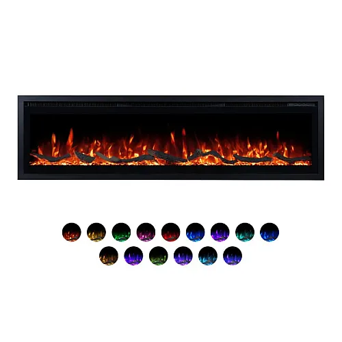 Prosto smart elekt. 50" 3u1 multikolor kamin 1800W EK50M15/WF