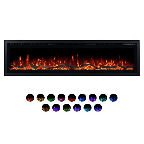 Prosto smart elekt. 60" 3u1 multikolor kamin 1800W EK60M15/WF