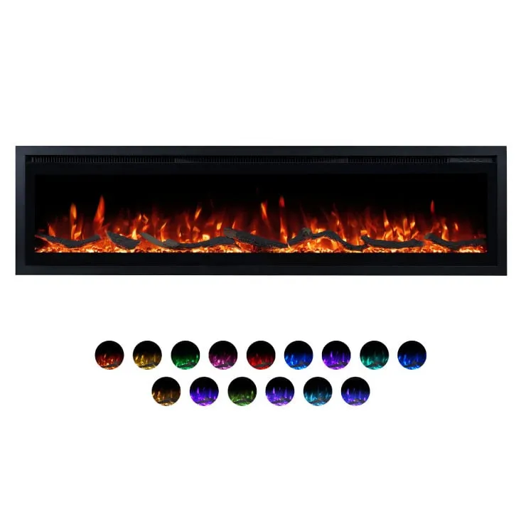 Prosto smart elekt. 60" 3u1 multikolor kamin 1800W EK60M15/WF