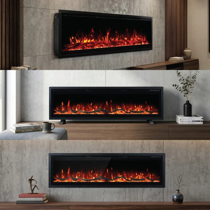 Prosto smart elekt. 60" 3u1 multikolor kamin 1800W EK60M15/WF