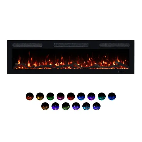 Prosto smart el. 50" 3u1 multikolor s. kamin 1800W EK50G15/WF