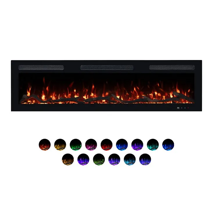 Prosto smart el. 50" 3u1 multikolor s. kamin 1800W EK50G15/WF