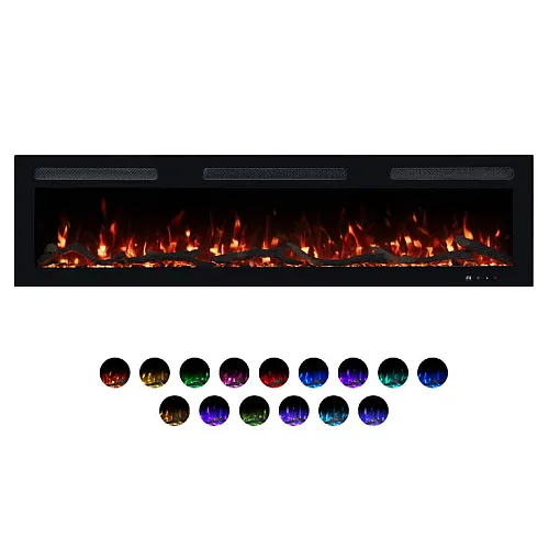 Prosto smart el. 60" 3u1 multikolor s. kamin 1800W EK60G15/WF