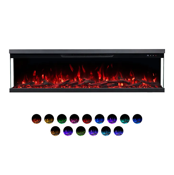 Prosto smart elekt. panorama 50" 3u1 kamin 1800W EK50P15/WF