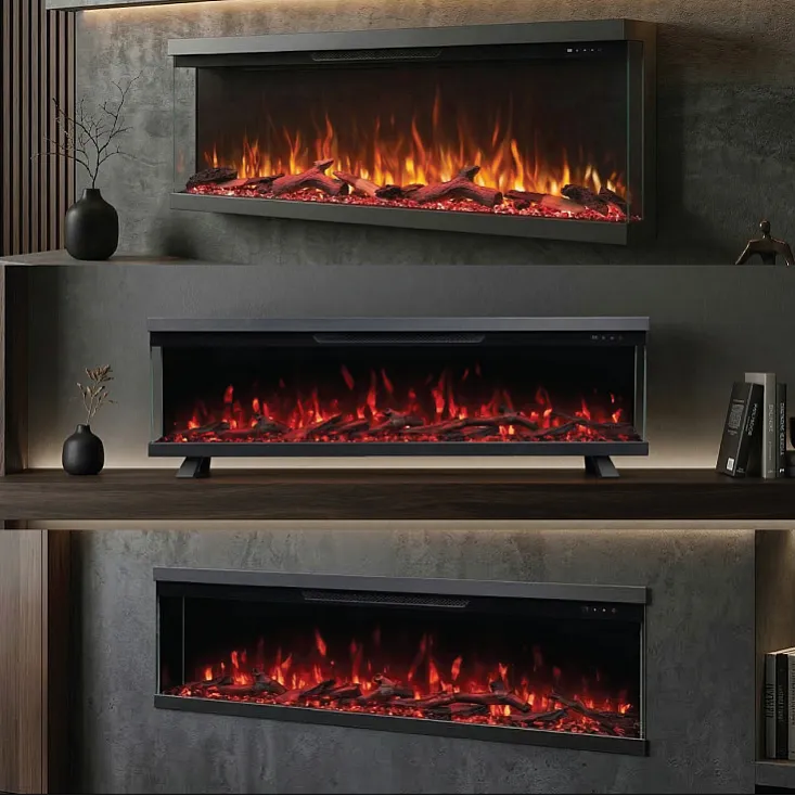 Prosto smart elekt. panorama 50" 3u1 kamin 1800W EK50P15/WF