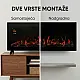 Prosto 2u1 električni 60" multikolor kamin 2000W EK60A12L