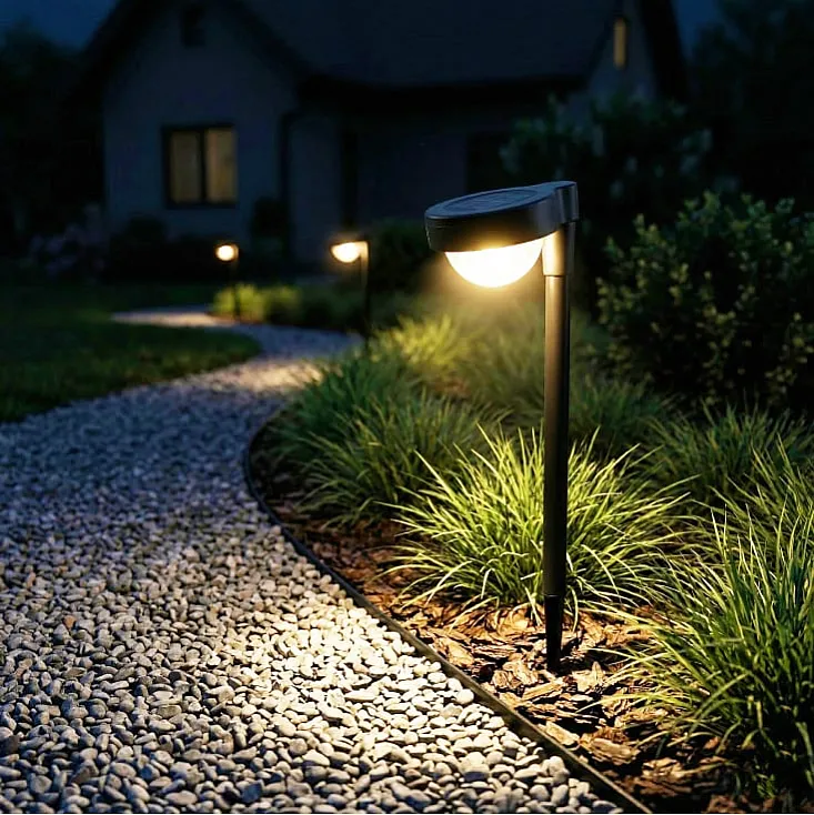 Solarna baštenska lampa 121x110x485 mm MX656
