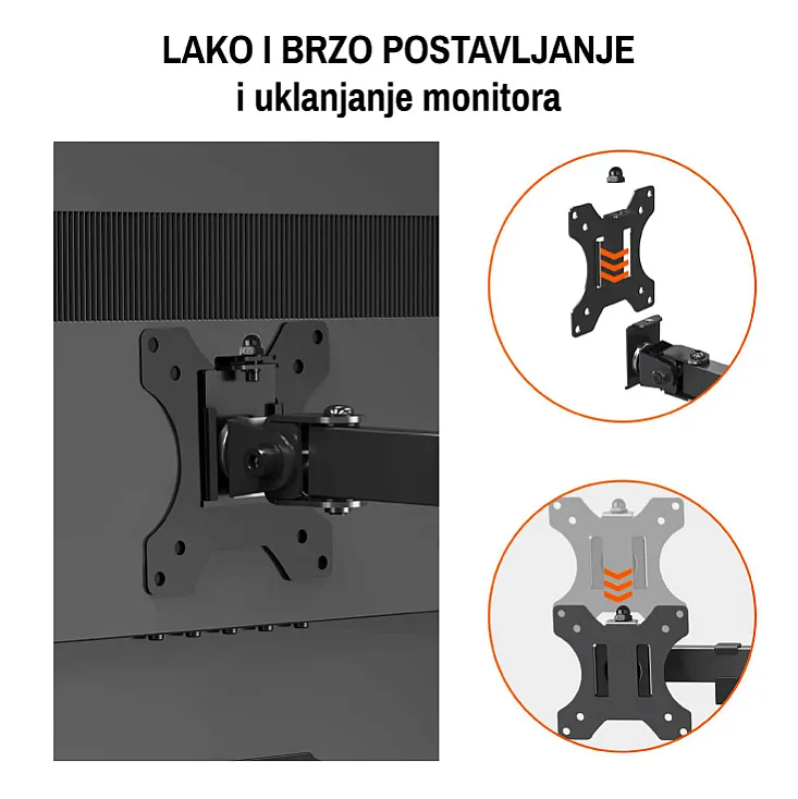 Stoni nosač za monitor 15" do 32", 8kg MHZ11