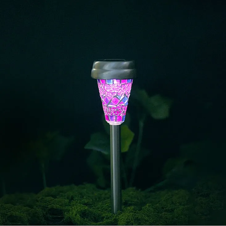Solarna baštenska lampa u više dezena ML-GS030