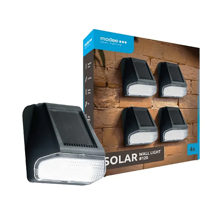 Nazidna LED solarna lampa - 4 kom. WS120