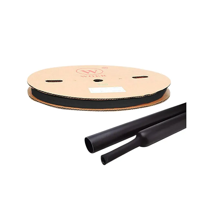 Termoskupljajući bužir 4mm crni 200m DRS4-2/BK-200