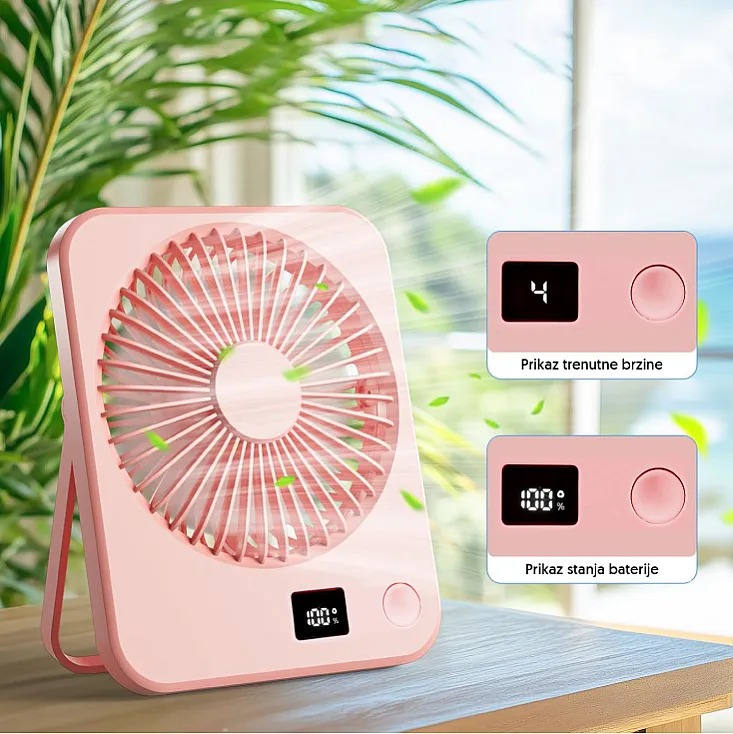 Stoni USB mini ventilator sa displejem 17417-5919PK