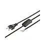 Strujni kabel sa prekidačem 2,0m N2K-2/BK