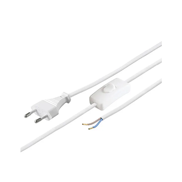 Strujni kabel sa prekidačem 2,0m N2K-2/WH