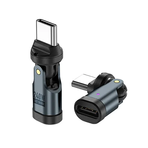 Rotirajući USB-C adapter, PD240W, 480Gbps UAD/C-C-540