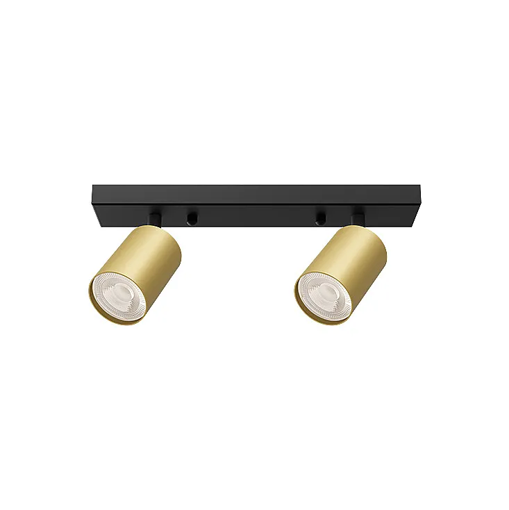 Braytron zlatna spot lampa 2xGU10 BH04-00826