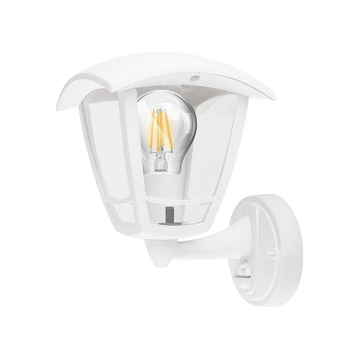 Braytron bela zidna lampa sa senzorom 1xE27 BG44-20300