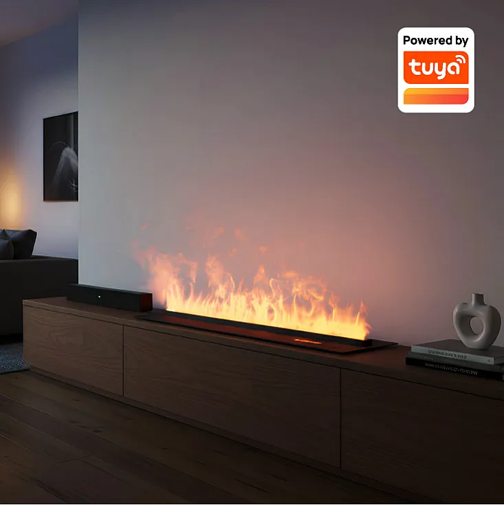 Dekorativni el. kamin sa vodenom parom, 800mm DK-08MC/T