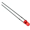 LED dioda difuzna crvena 3 mm LEDDIO3CRV
