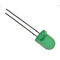 LED dioda difuzna zelena 10 mm LEDDIO10ZEL