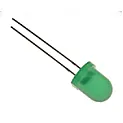 LED dioda difuzna zelena 10 mm LEDDIO10ZEL