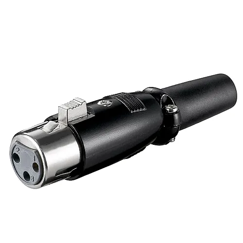 XLR utičnica S24/BK